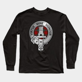 Clan MacLean Crest & Tartan Long Sleeve T-Shirt